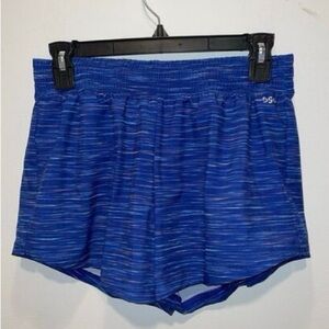 DSG Blue Stride Mid Rise 3" Inseam Shorts Women's Large